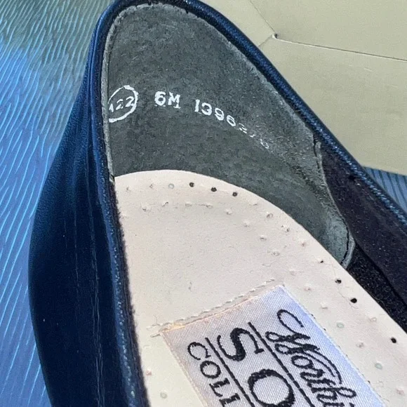 Worthington Soft Collection Cindy Leather Low Block Heel Pumps 6M - Picture 3 of 6